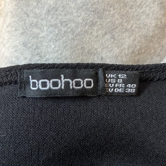 Black Boohoo Dress US 8 - Picture 4 of 4